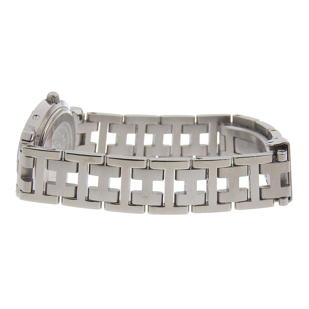 HERMES Clipper Watches CL4.210 BrownDial Stainless Steel Quartz Analog display Women Used