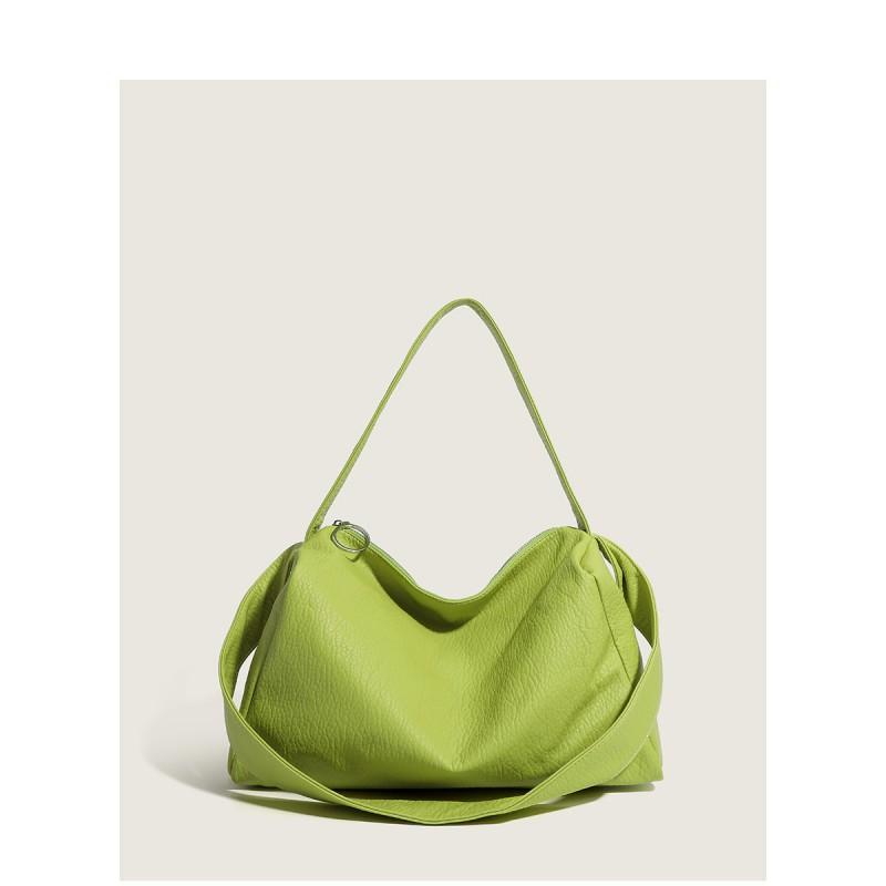 All-matching Ins Cross-body Bag Women's Large Capacity Soft Leather Shoulder 2025 New Casual Tote Underarm