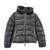 DUVETICA Black Thia Full-Zip Hooded Down Jacket Jacket 40 Dark grayUsed