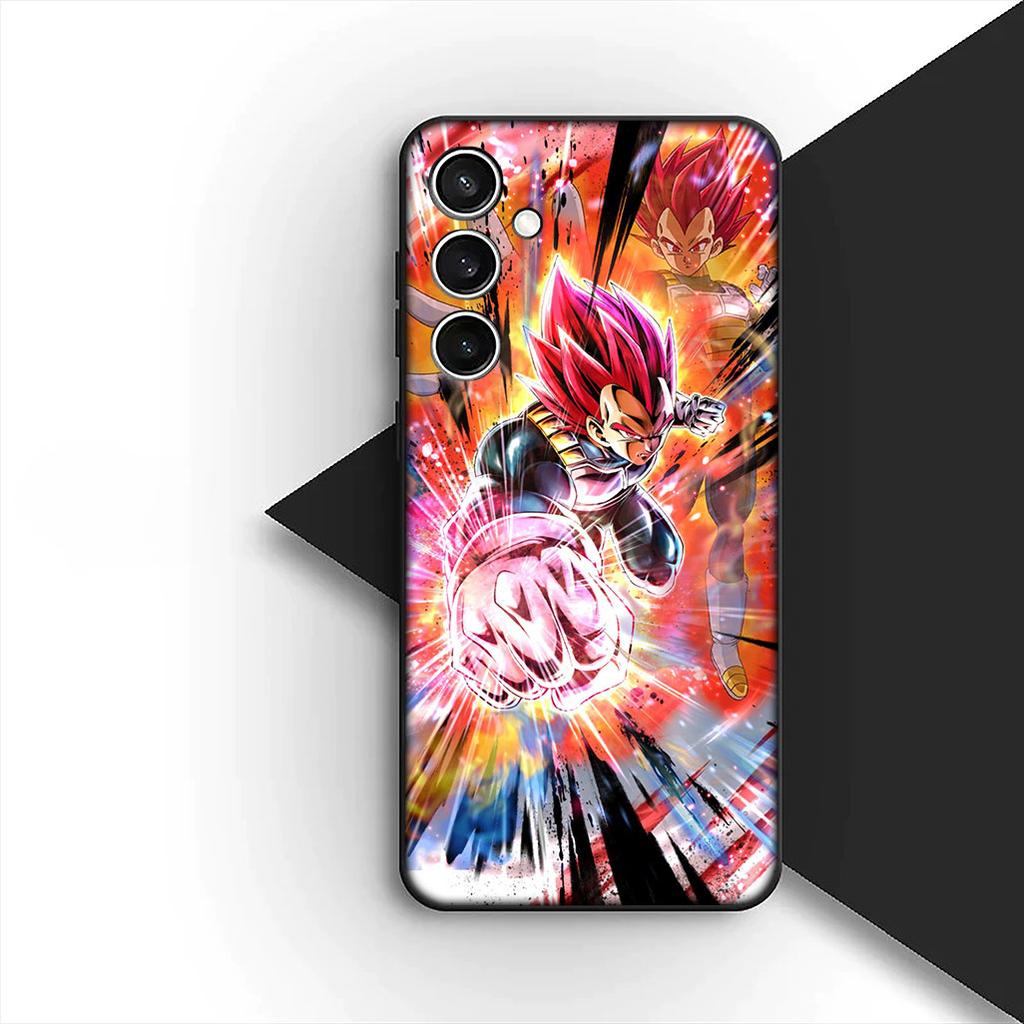 Cover for Motorola Moto G86 G57 E14 E15 G14 G34 G67 G84 G24 A54 G15 Power E22 Casing Phone Case Cartoon Dragon Gokus Ball Vegeta