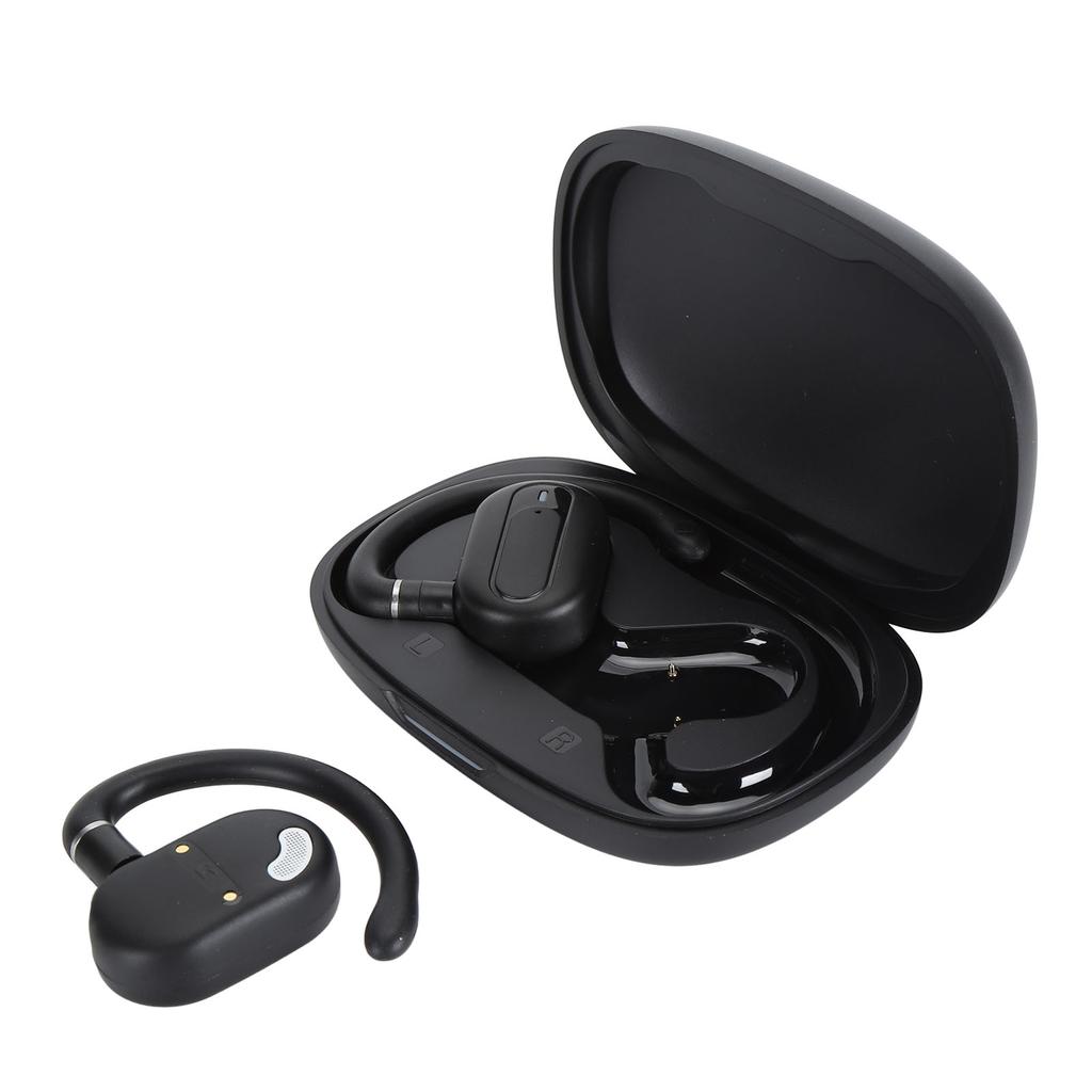 Bone Conduction Earbuds Wireless IPX7 Waterproof Type C Charging Earhook Open Ear Bluetooth Headphones with Microphone