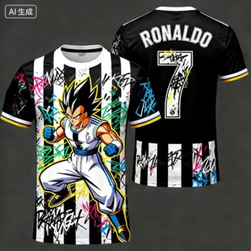 2026 New Arrivals Dragon Ball Z Goku Vegeta Special Edition Football Jersey Ronaldo No.7 Football T-shirt Fan Special Jersey top