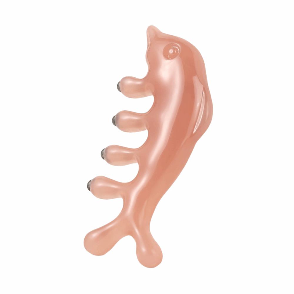 

Dolphin Shape Head Massage Comb Multifunctional Therapy Massage Comb Body Massage рожевий