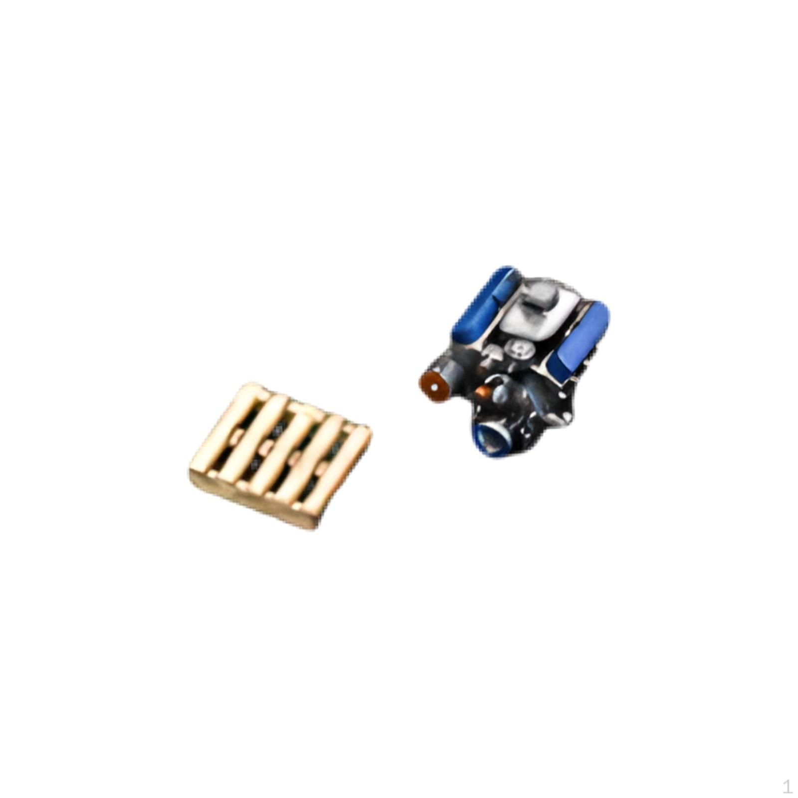 

1/64 Miniature Engine Model Collection with Matching Tray Garage Scene Accessory Toy for Repair Shop blue
