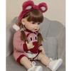 Reborn Dolls 21inch Full Soft Silicone Body Reborn Baby Girl Doll Waterable Toy Lovely Babies Doll Toys Gift For Children