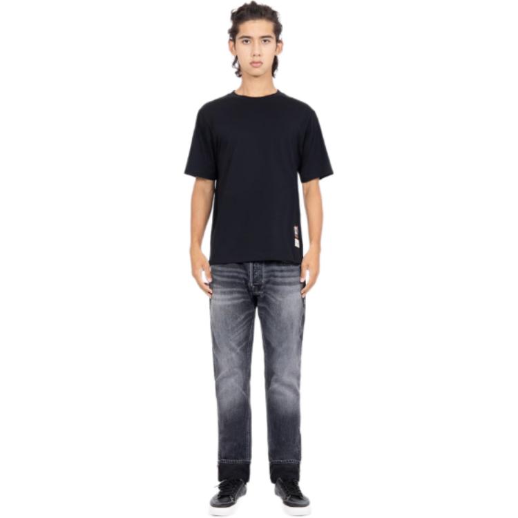 Evisu T-Shirts Men's Crew Neck Moderate Straight Fit 2EAHTM2TS509XXCT