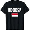 Indonesië Indonesische Vlag Souvenir T-shirts Unisex Dames Puur Katoen Humor Streetwear T-shirt Korte Mouw Unisex Losse Kleding