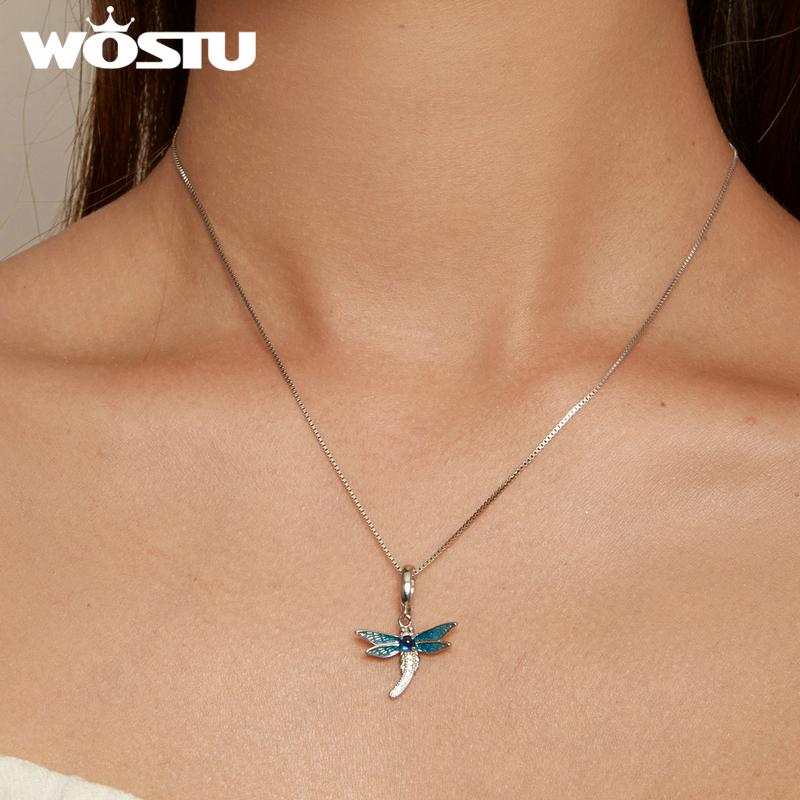 Collana Con Ciondolo Libellula In Argento 925: Gioiello Donna Con Zirconi, Regalo Idea