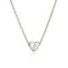 European and American Cold Wind Love Letter Necklace Female Ins Peach Heart English Letter Collarbone Chain 2026