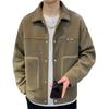 Autumn/winter New Men's Trendy Brand Lapel Business Casual Versatile Jacket Large Pocket Decorative Thickened Blazer