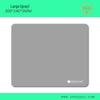 Aluminum Alloy Metal Gaming Mouse Pad 300x240mm for MAC