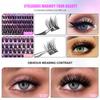 Diy Single Cluster False Eyelashes 126 Clusters Large Capacity Glue Tweezers Set Combination Eyelashes