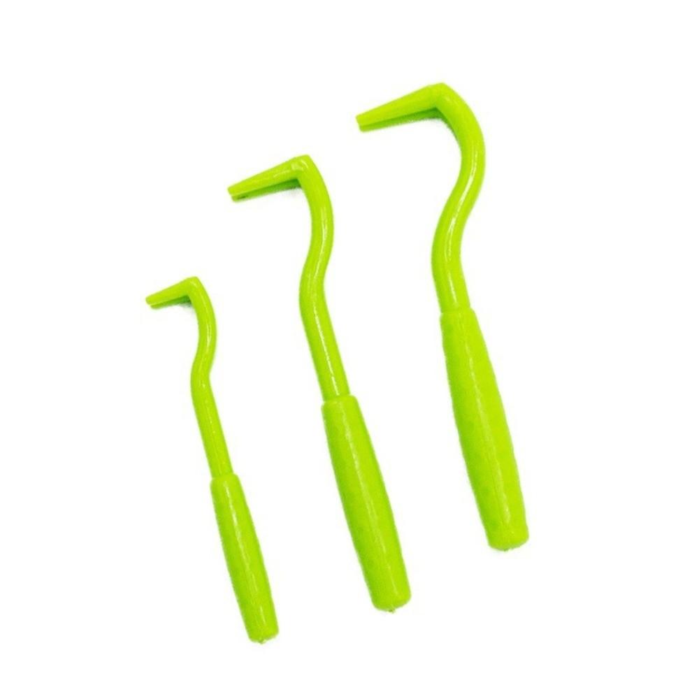 3Pcs Scratching Hook Flea Remover Hook Insect Clips Plastic Tick Remover Tweezer Pet Tick Pull Tool Pet Cleaning