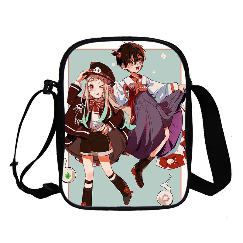 Ground bound teenager Hua Zijun animation peripheral messenger bag, primary and secondary school student schoolbag 3D full color printing double