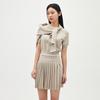 Rap Knit Pleated Mini Skirt Ar1Ws360
