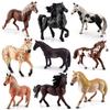 Simulated Steed Horse Pvc Model Collectible Figurine For Kids And Animal Enthusiasts