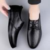 Mode Herrenschuhe Schnürschuhe Klassische Retro Echtleder Schuhe Herren Oxfords Kleider Business Büro Ballerinas schwarz Herren Hochzeitsparty Schuhe