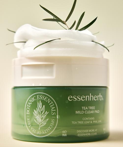 essenHERB Tea Tree Mild Clear Pad 60ea NONE