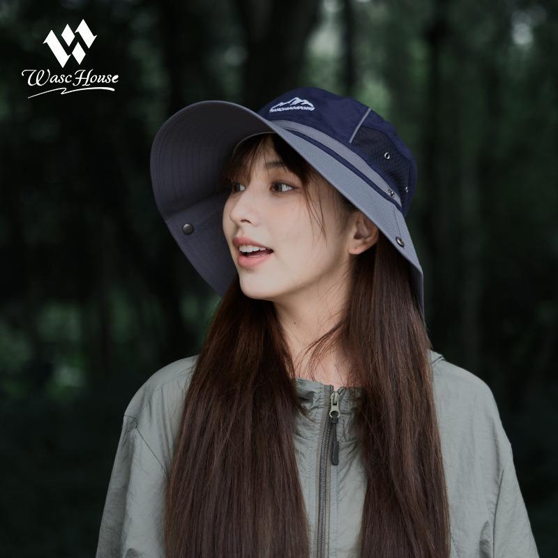 New Bucket Hat Women Sunscreen Breathable Summer Thin Quick-drying Waterproof Mountaineering Hat Cycling Camping Sun Hat Green