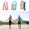 Lightweight Jump Rope Adjustable Skipping Rope with Wooden Handle Kids Outdoor Exercise Toy for Men Women Children