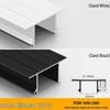 Aluminum Alloy Double T-Shaped Trim Strip for 12mm Gypsum Board