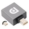 Mini DP Male to DP Female Adapter 8K 60Hz 7680x4320 for Laptop PC TV Gaming Monitor