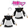 Hatsune Miku Maid Costume Sweet And Charming Black And White Dress For Cosplay Anime Fans