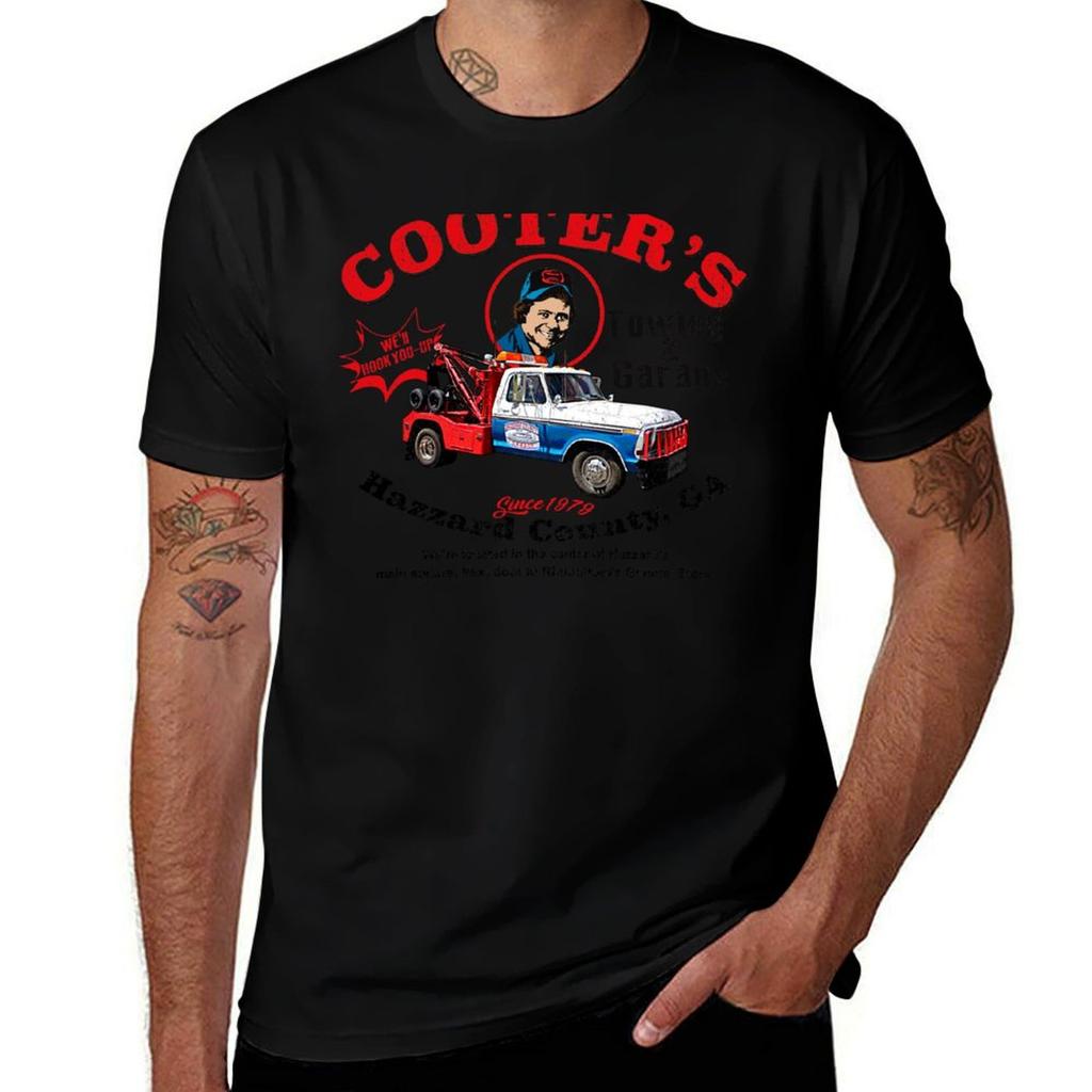 Cooters Towing Worn Hazzard County Tshirt Lightweight Casual Summer Tshirt