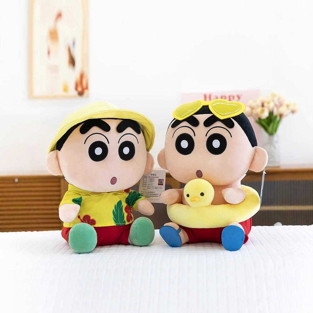 Summer Swimming Ring Crayon Small New Doll Doll Plush Toy Pillow Grab Machine Doll Gift