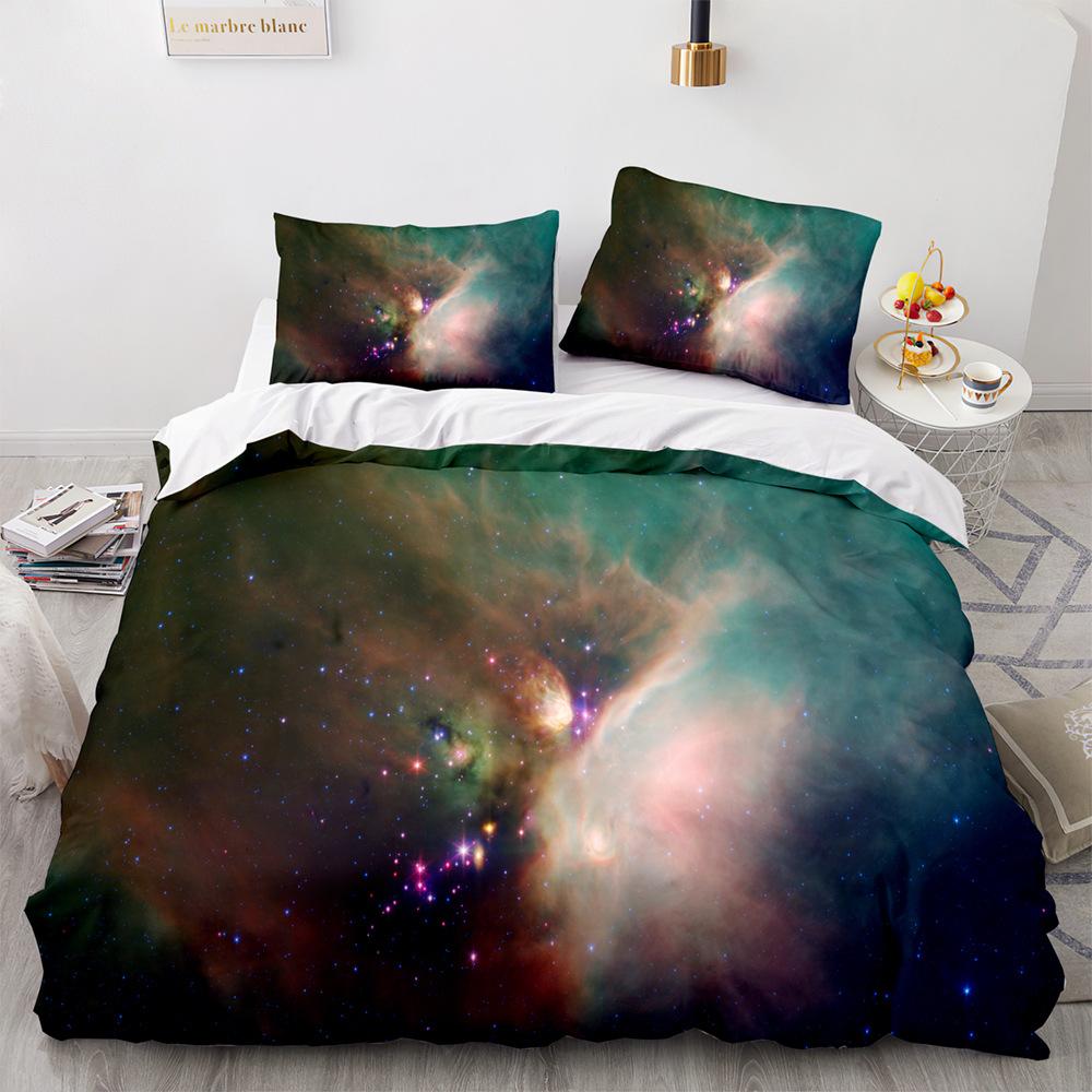 Chinese Bedclothes Single Double Duvet Cover With Pillowcase 3D Kids Beding Set Traditional Queen Comforter Sets Cartoon Birds