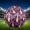 Demon Slayer Print Size 5 Soccer Ball, PU Wear Resistant Football for Match Training and Daily Practice, Birthday Gift for Soccer Fans