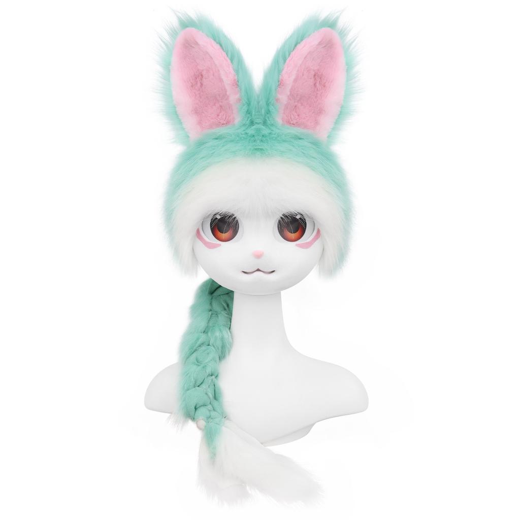 The New Fury Kig Animal Clothing Finished Beast Head Rabbit Wearable Lolita Beast Head Cos Comic Show Orc Costume