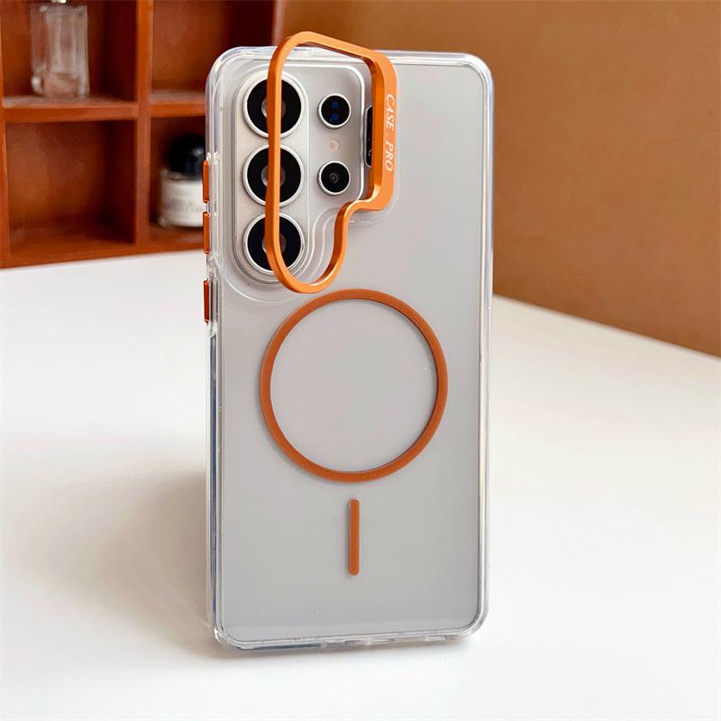 

S26 Ultra Luxury Armor For Magsafe Magnetic Wireless Charging Case For Samsung Galaxy S26 S25 Ultra S25 FE S24 S23 Plus Cover Galaxy S26 Ultra