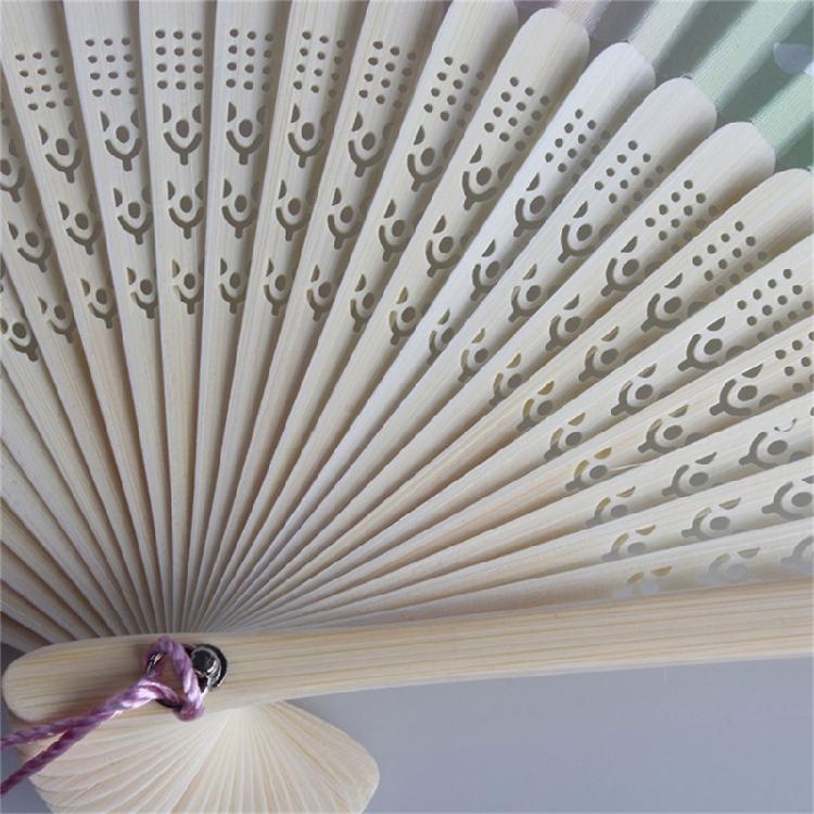 Vintage Folding Fan with Handle Multifunction Teenager Girl Props Gift