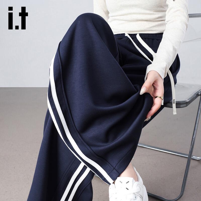 Izzue It Women's High-Waist Versatile Straight-Leg Casual Pants