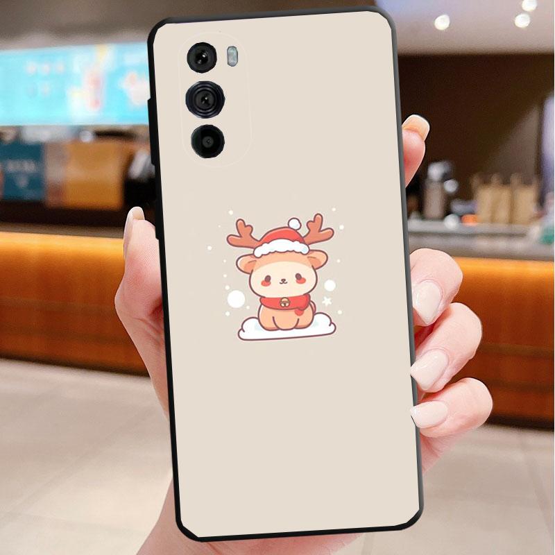 Christmas Art Phone Case For Motorola Edge 50 40 Pro 60 50 40 30 Ultra Neo Fusion Moto G Play G Stylus G Power G
