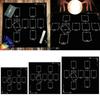 Square Shape Pendulum Divinations Mat Altar Tablecloth Board Game Card Pad Rune Table Cloth Metaphysical Board Game Mat