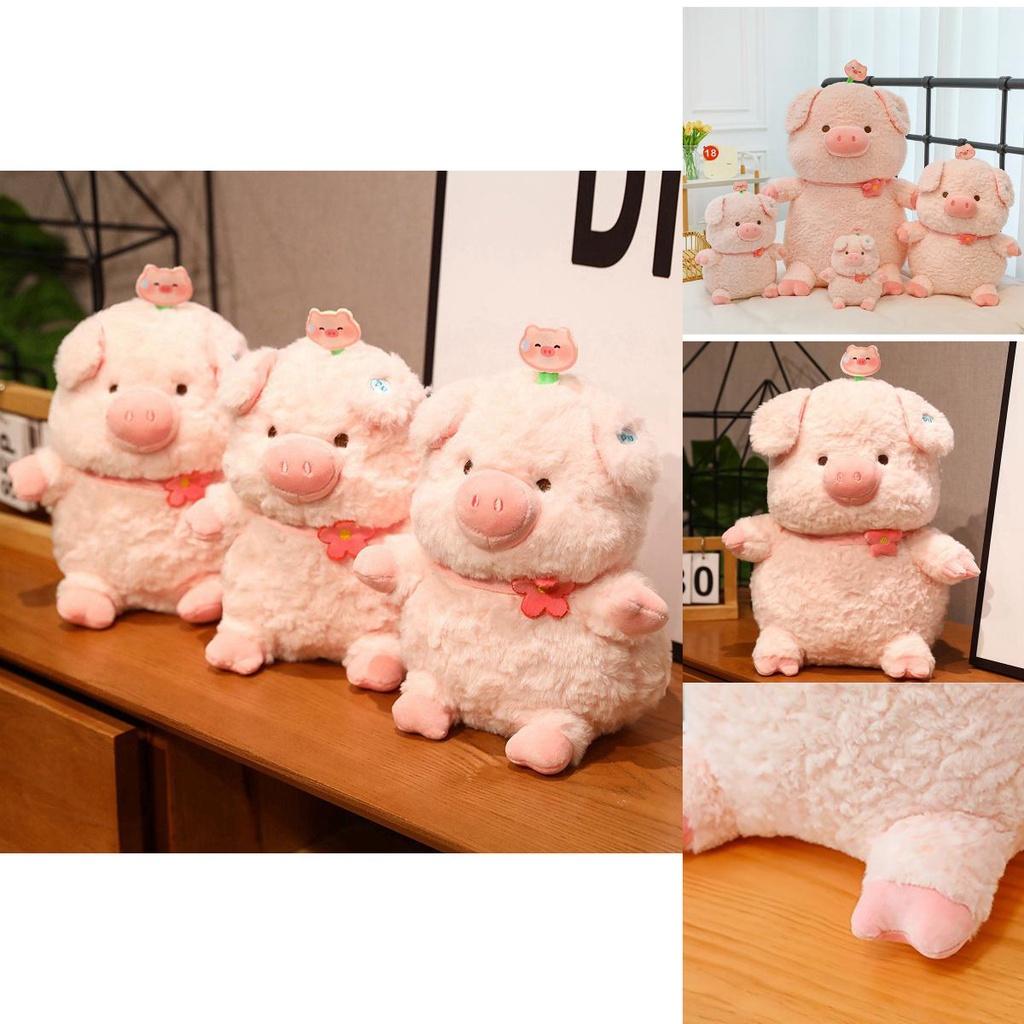 Cute Pu Pig Plush Toy Adorable Stuffed Pig Doll For Girls Soft And Huggable Animal Toy