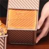 A25F-Bread Baking Tray Rectangular Bread Mold With Cover Non-Stick Toast Box With Lid Steel Kitchen Accessory Cake Toast