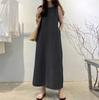 Bohemian Denim Dress With Pockets And Loose Fit For Casual Spring Wear