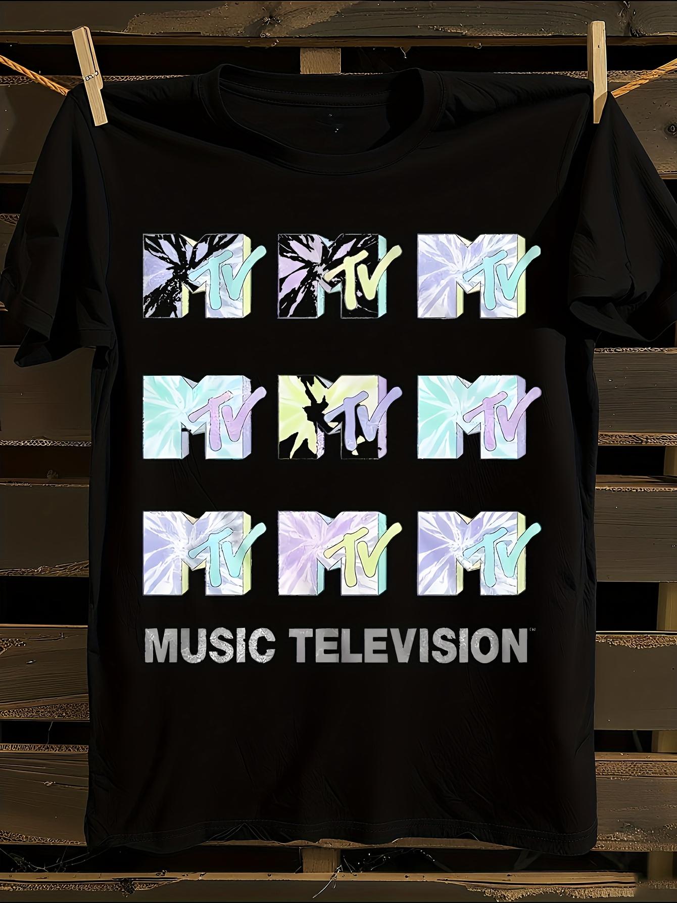 MTV Retro 80s/90s Music Television Vintage Tie-Dye T-shirt XXXXL