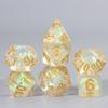 Transparent Polyhedral Dice DND Dice Set 7pcs D4-D20 Board Game Props for DND Game Board Game Accessories