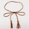 Tassel Waist Chain Adjustable Dress Belts High-quality Braided Belts