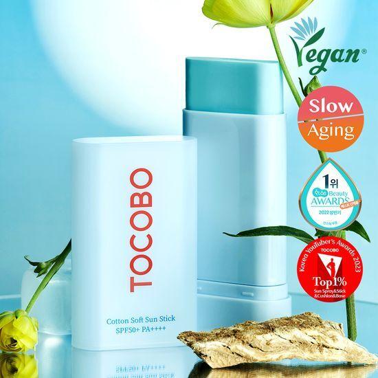 TOCOBO Sun Stick 19g SPF50+ PA++++ (Cotton Soft/Cica Cooling)