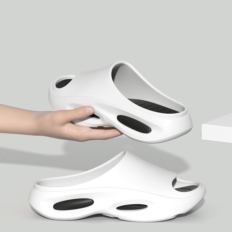 Fashion Comwarm Fashion Platform Men Sandals House Shoes Comfortable Antislip Soft Sole Male Slippers Indoor Bathroom Sandals Beach Shoe