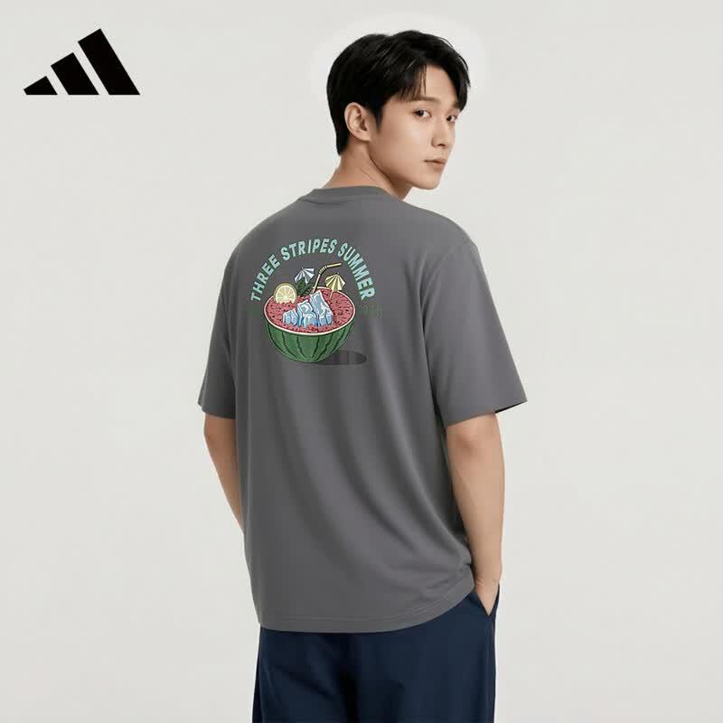 Adidas Unisex Breathable Fashion Casual Sports Short Sleeve T-Shirt KB9426