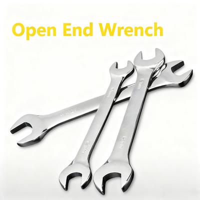 Open End Wrench Stainless Steel Dual-purpose Wrench 8 To 19 Mm Mini Thin Double Open-end Wrench Hand Tools Available Car Tools