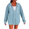 Women's Color Raglan Long Sleeve Hoodie with Drawstring and Pockets for Casual Wear