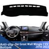 For Great Wall Wingle 7 EV 2018~2022 Interior Accessories Auto Dashboard Cover Dash Mat Board Pad Carpet Dashmat Anti-UV Mats
