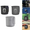 300ML Camping Mug with Foldable Handle Coffee Mug Convenient Camping Water Cup  Camping